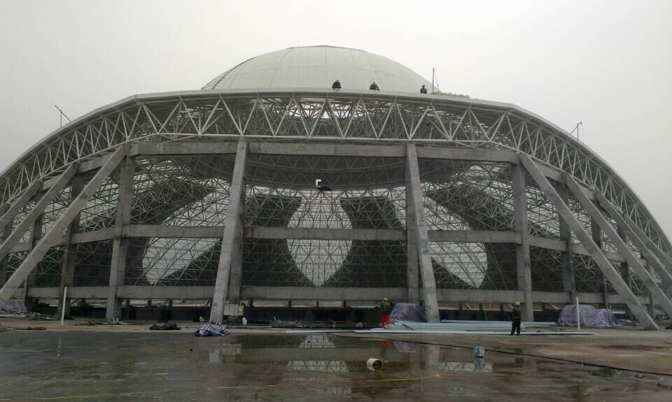 阜阳温泉馆网架工程